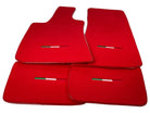 Red Floor Mats For Maserati Coupé (2001-2007) Italy Edition - AutoWin