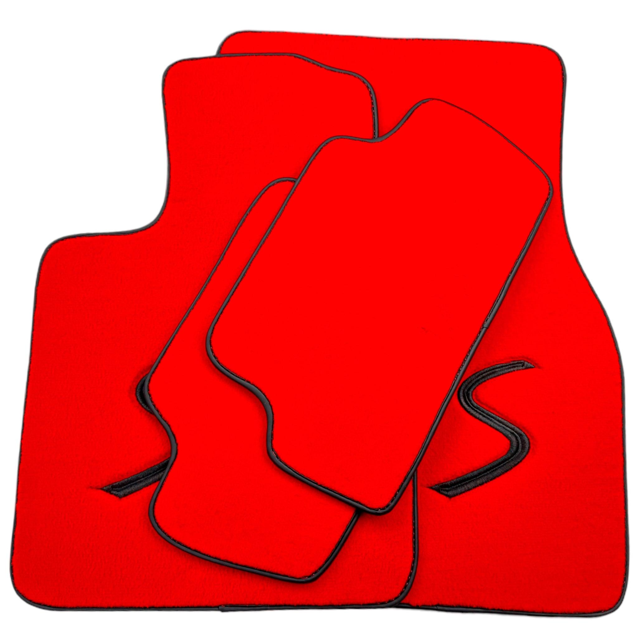 Red Floor Mats for Mini Cooper / One R53 (2001-2007) Cooper S