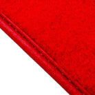 Red Floor Mats for Tesla Model 3 (2017-2023) with Red Trim