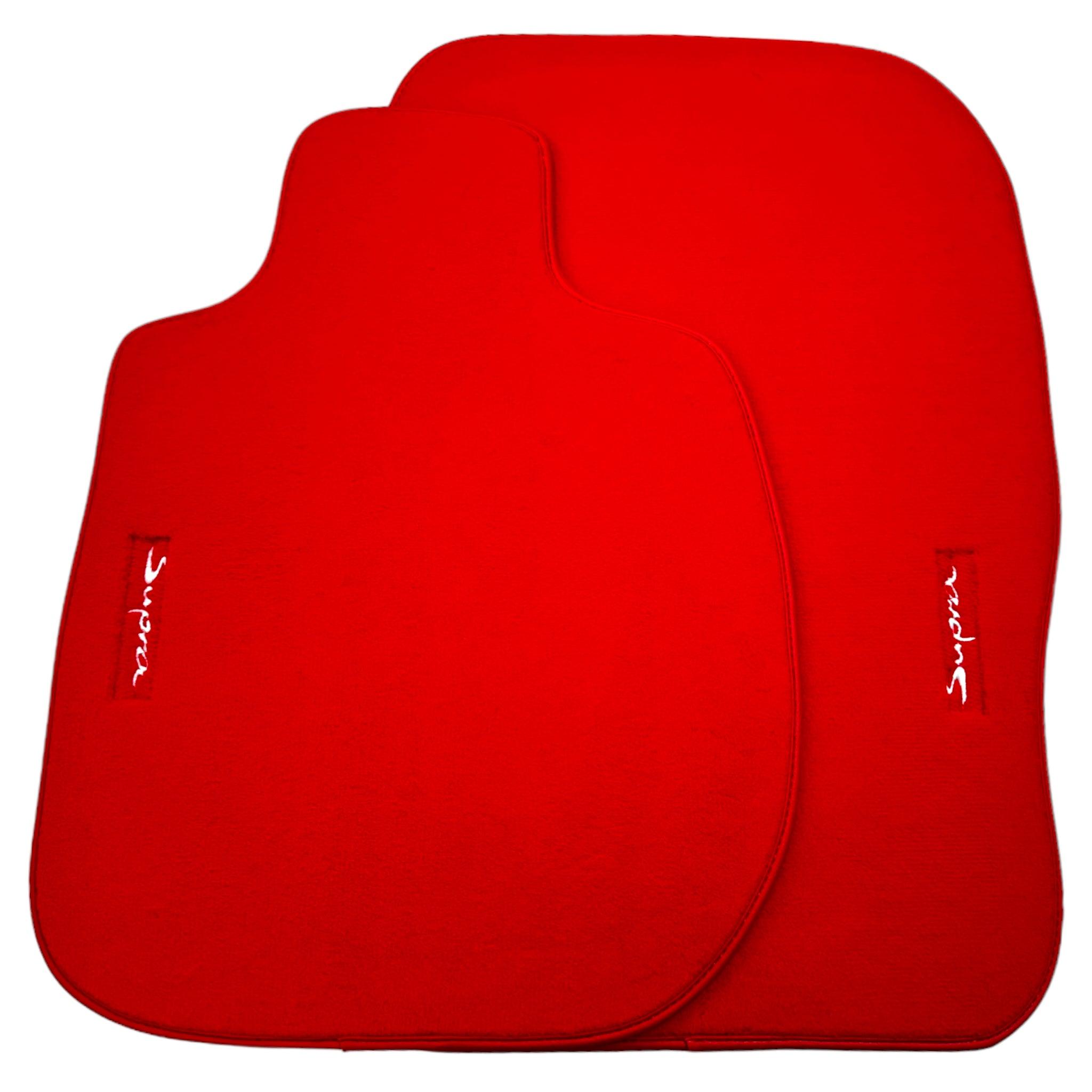 Red Floor Mats for Toyota GR Supra A90 (2019-2023)