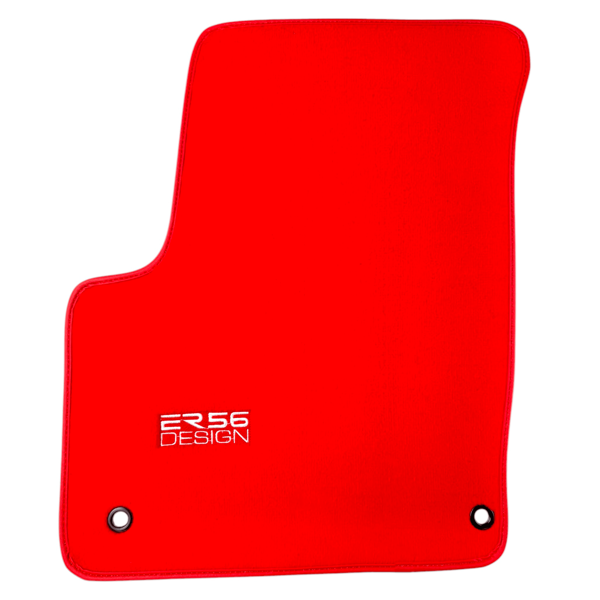 Red Floor Mats for Jeep Wrangler JL (2020-2024) 5 Doors 4xe by ER56 Design