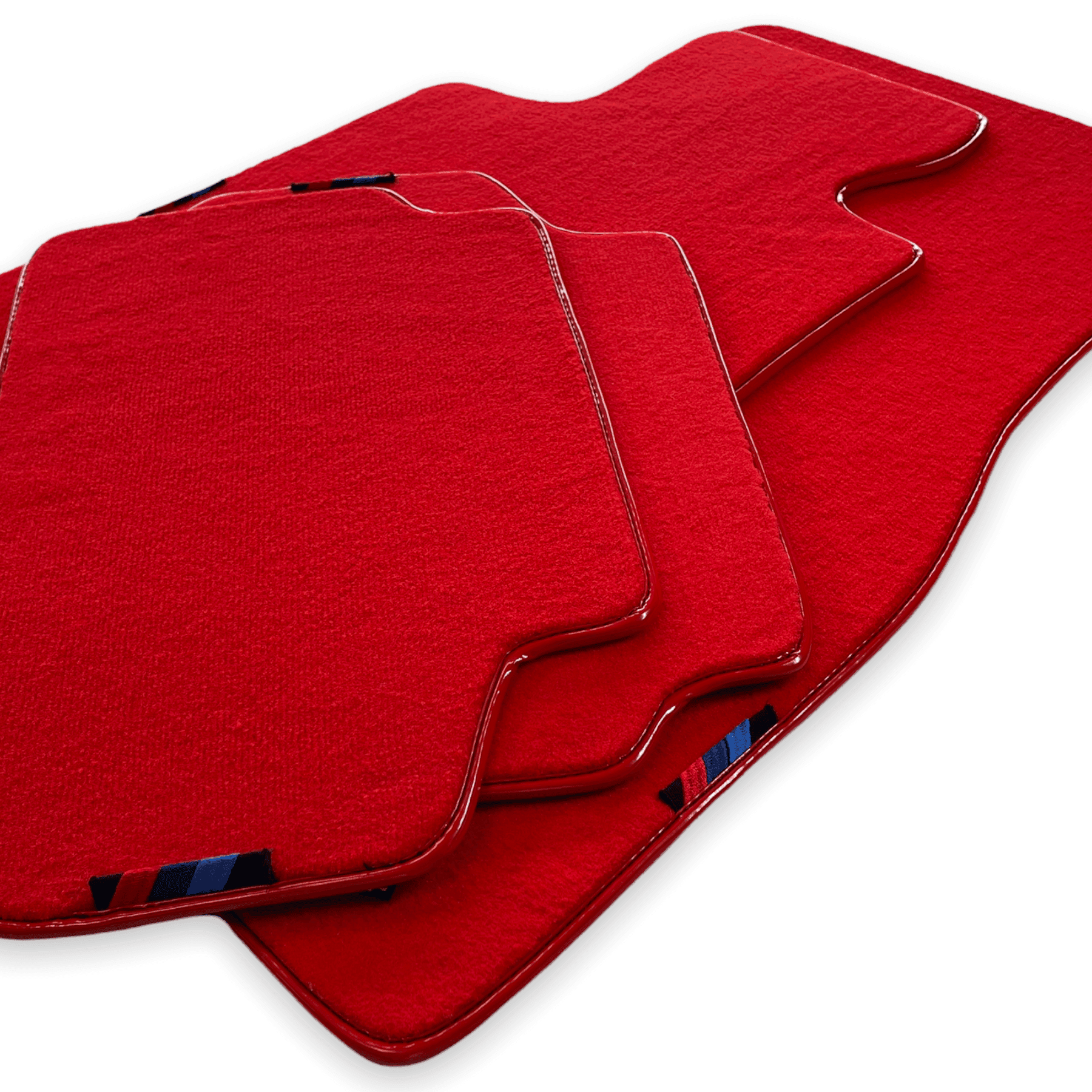 Red Mats For BMW 6 Series E64 Convertible With M Package AutoWin Brand - AutoWin
