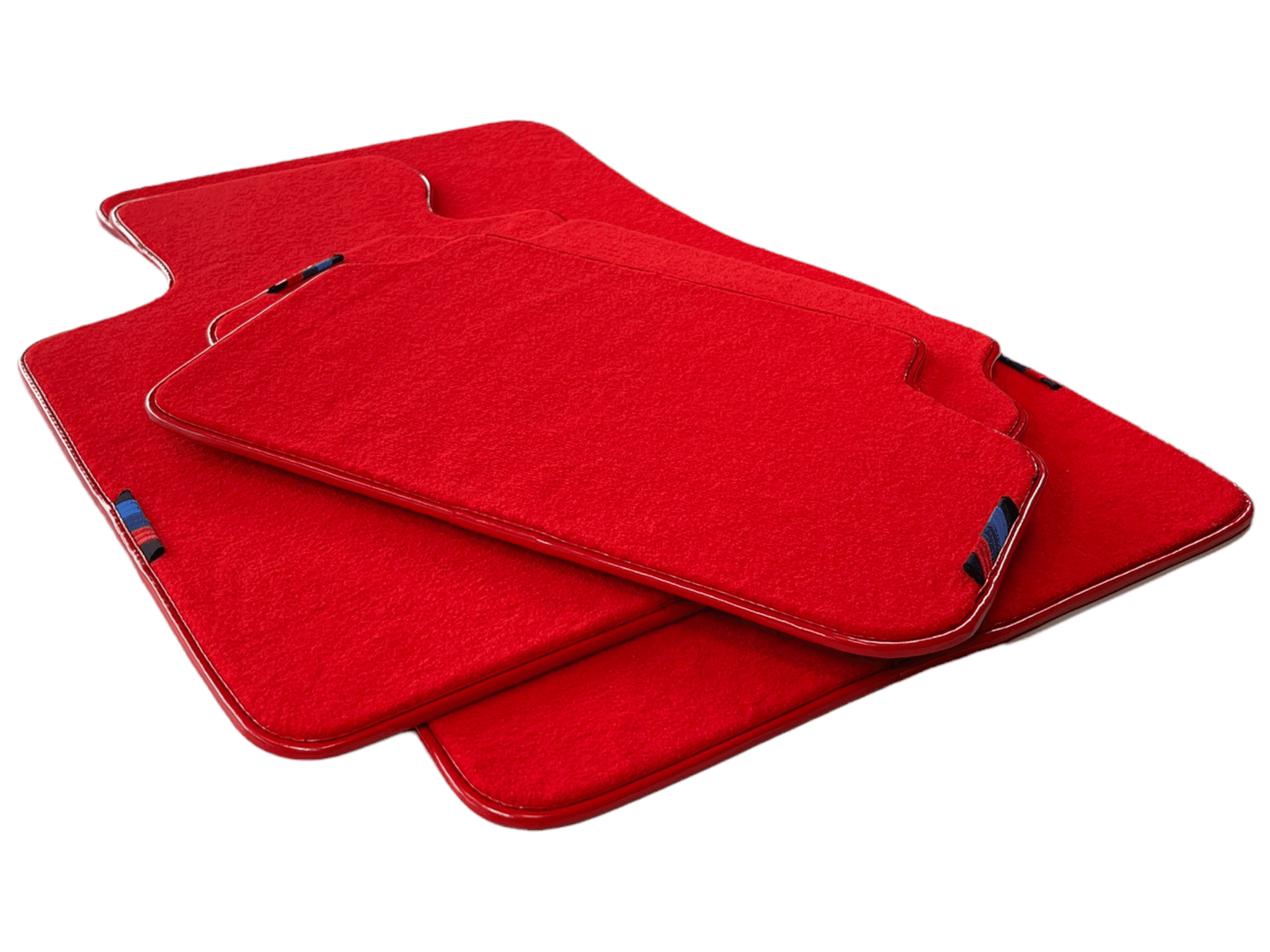 Red Mats For BMW M3 4-door E90 With M Package AutoWin Brand - AutoWin