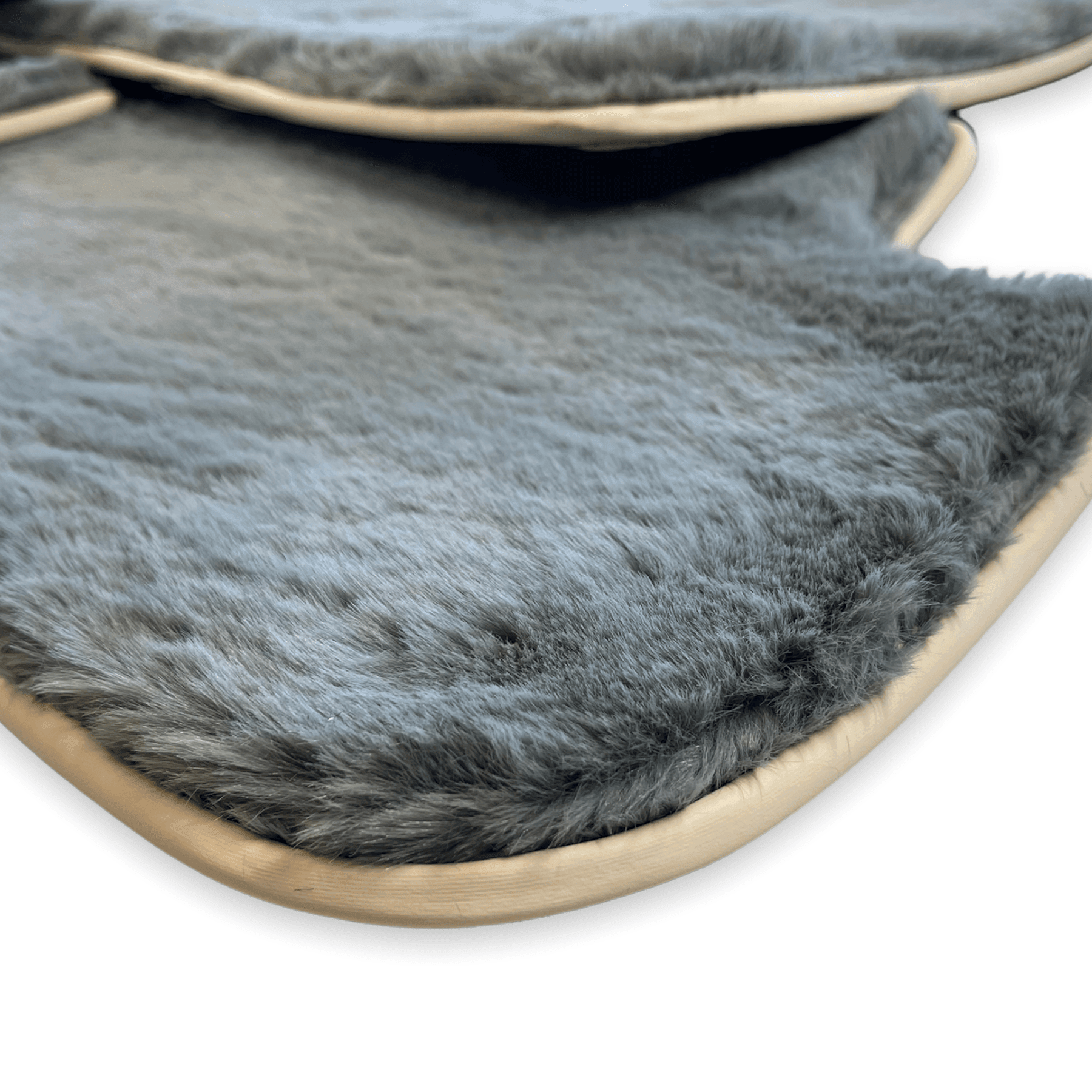 Sheepskin Floor Mats For Rolls Royce Cullinan Rr31 2018-2023 Er56 Design Brand - AutoWin