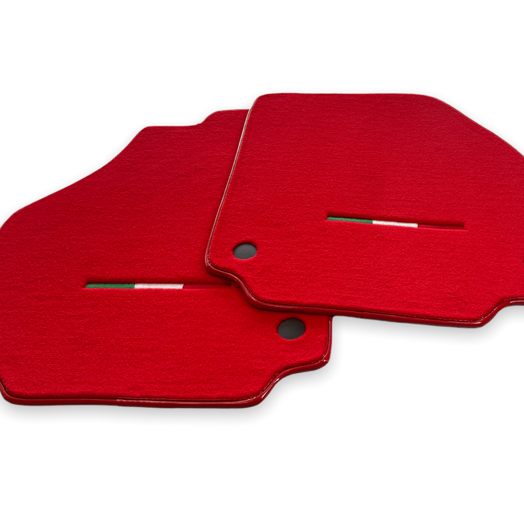 Floor Mats For Ferrari 458 Spider 2012-2015 Red Autowin Brand Italian Edition - AutoWin