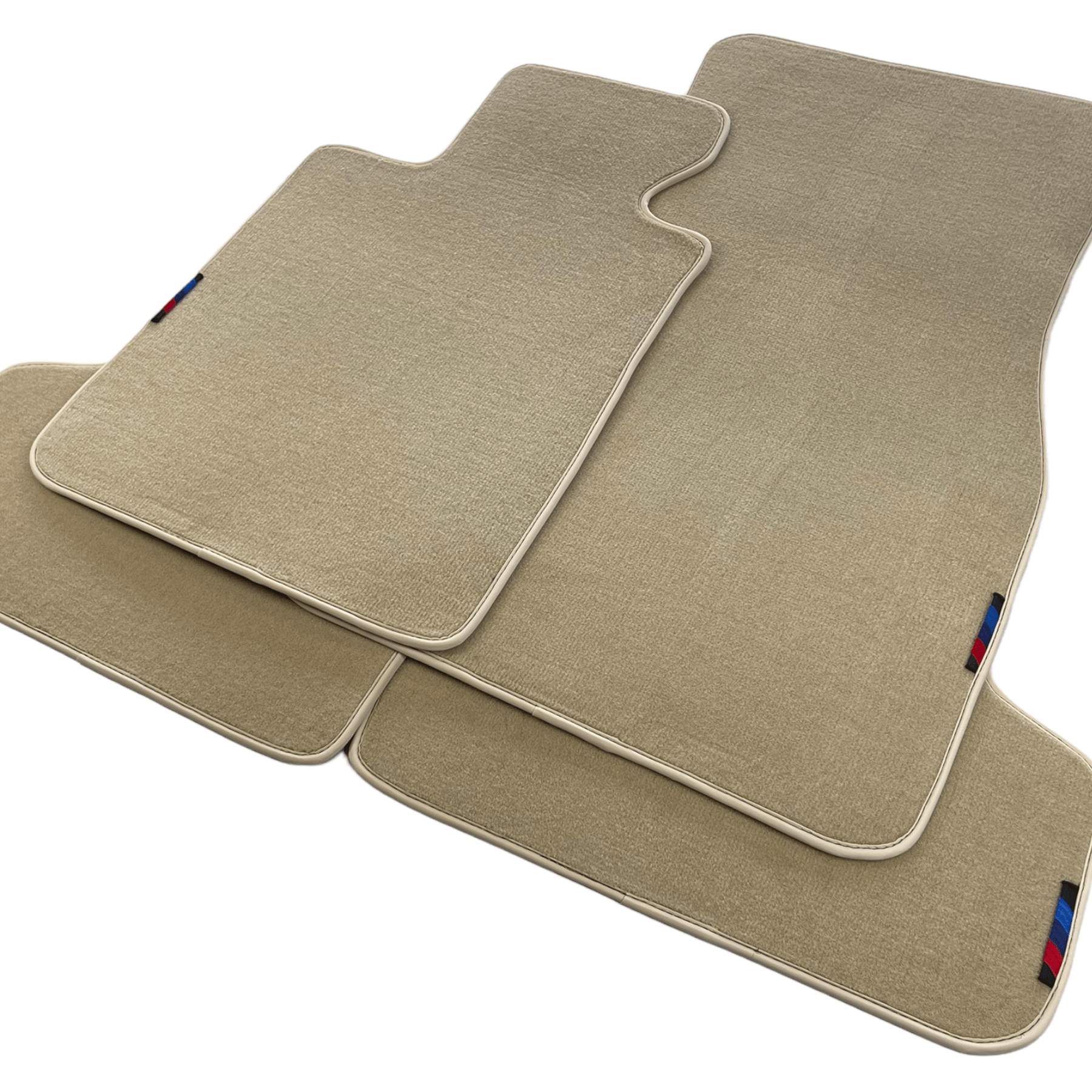 Beige Floor Mats For BMW 1 Series E82 With M Package - AutoWin