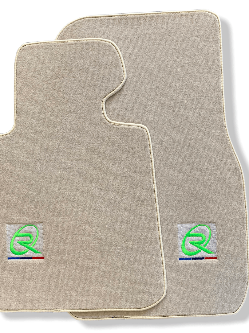 Beige Floor Mats For BMW 1 Series F40 Brand Tailored Set Perfect Fit Green - AutoWin