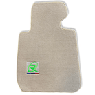 Beige Floor Mats For BMW 2 Series F45 Brand Tailored Set Perfect Fit Green Collection - AutoWin
