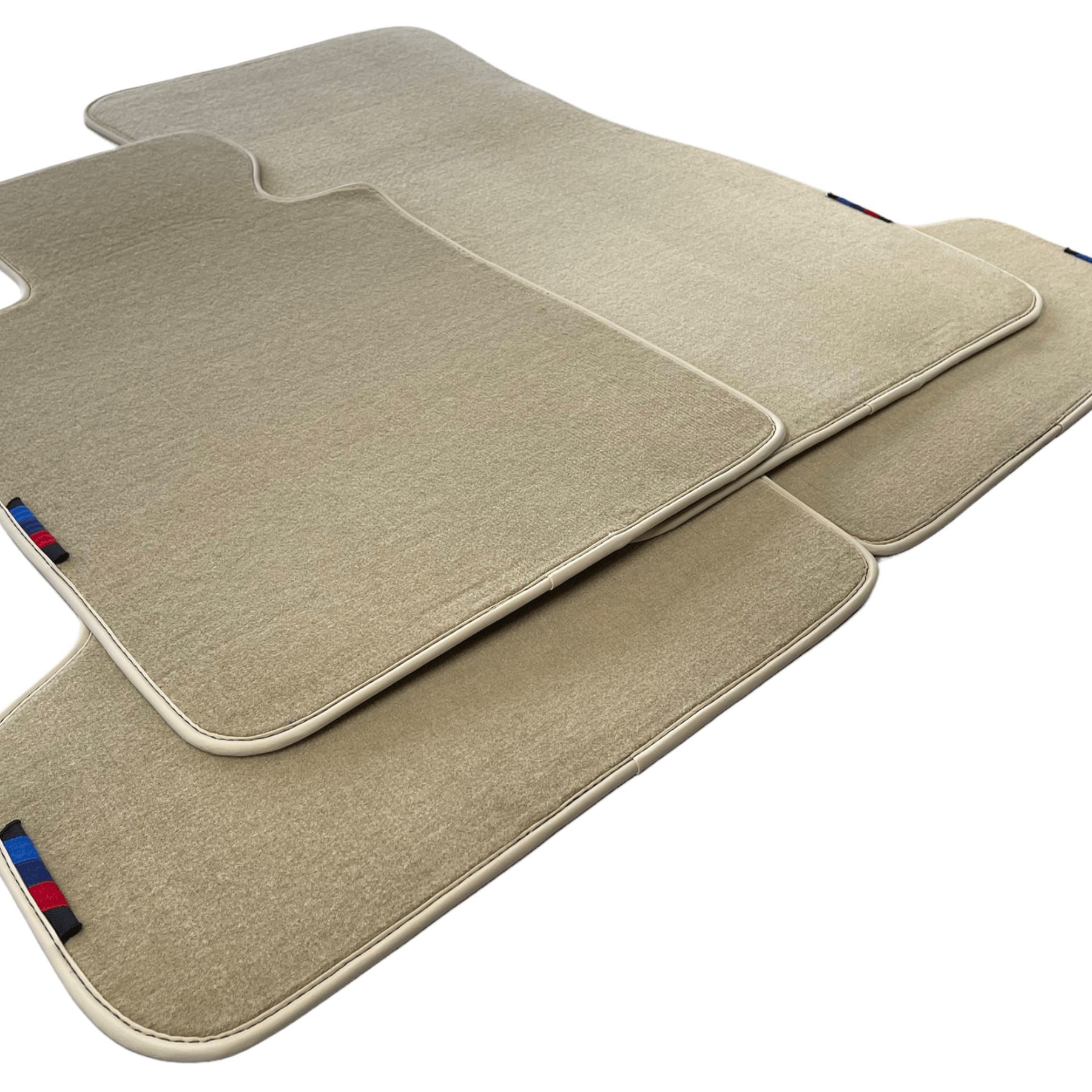 Beige Floor Mats For BMW 2 Series F45 With M Package - AutoWin