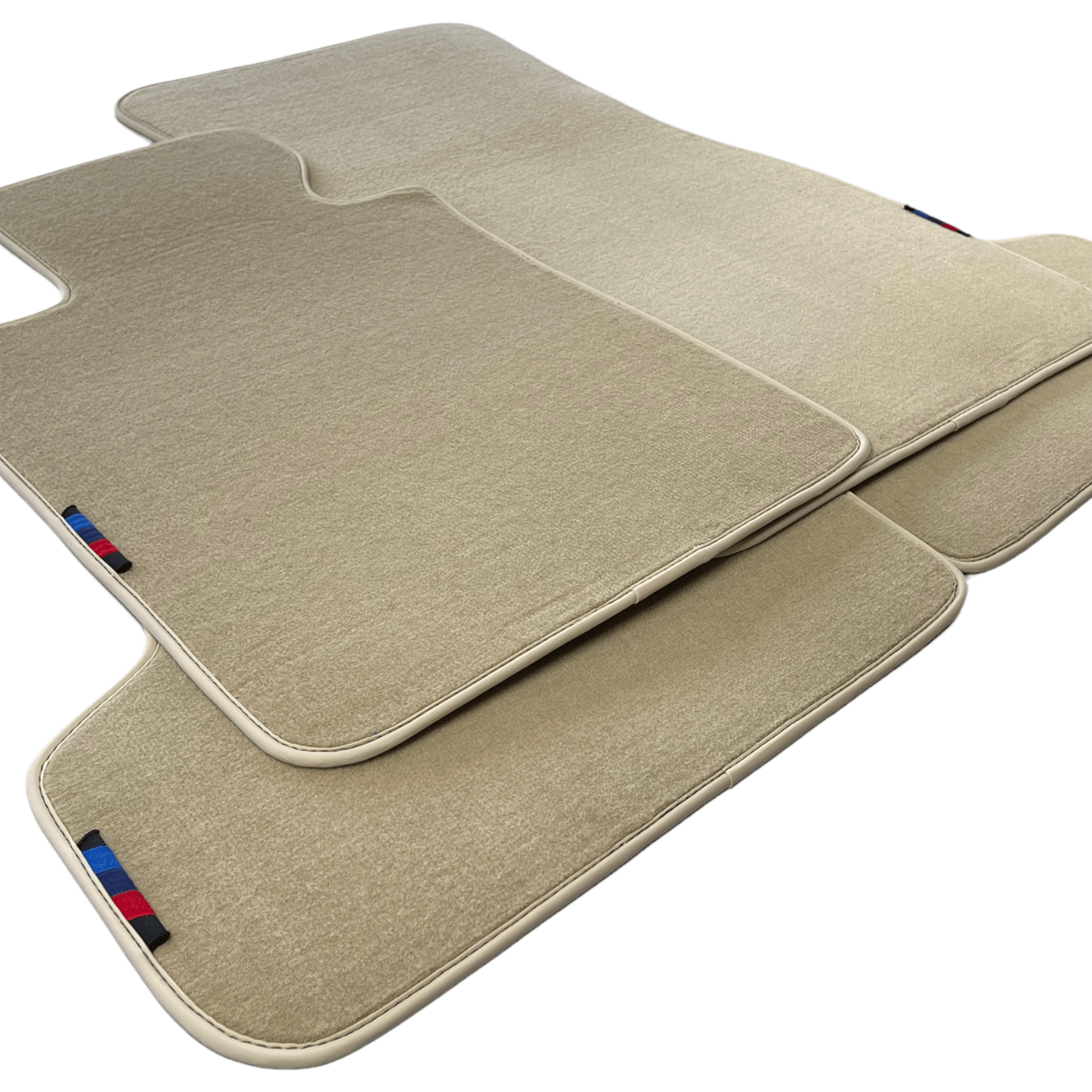 Beige Floor Mats For BMW 2 Series F45 With M Package - AutoWin