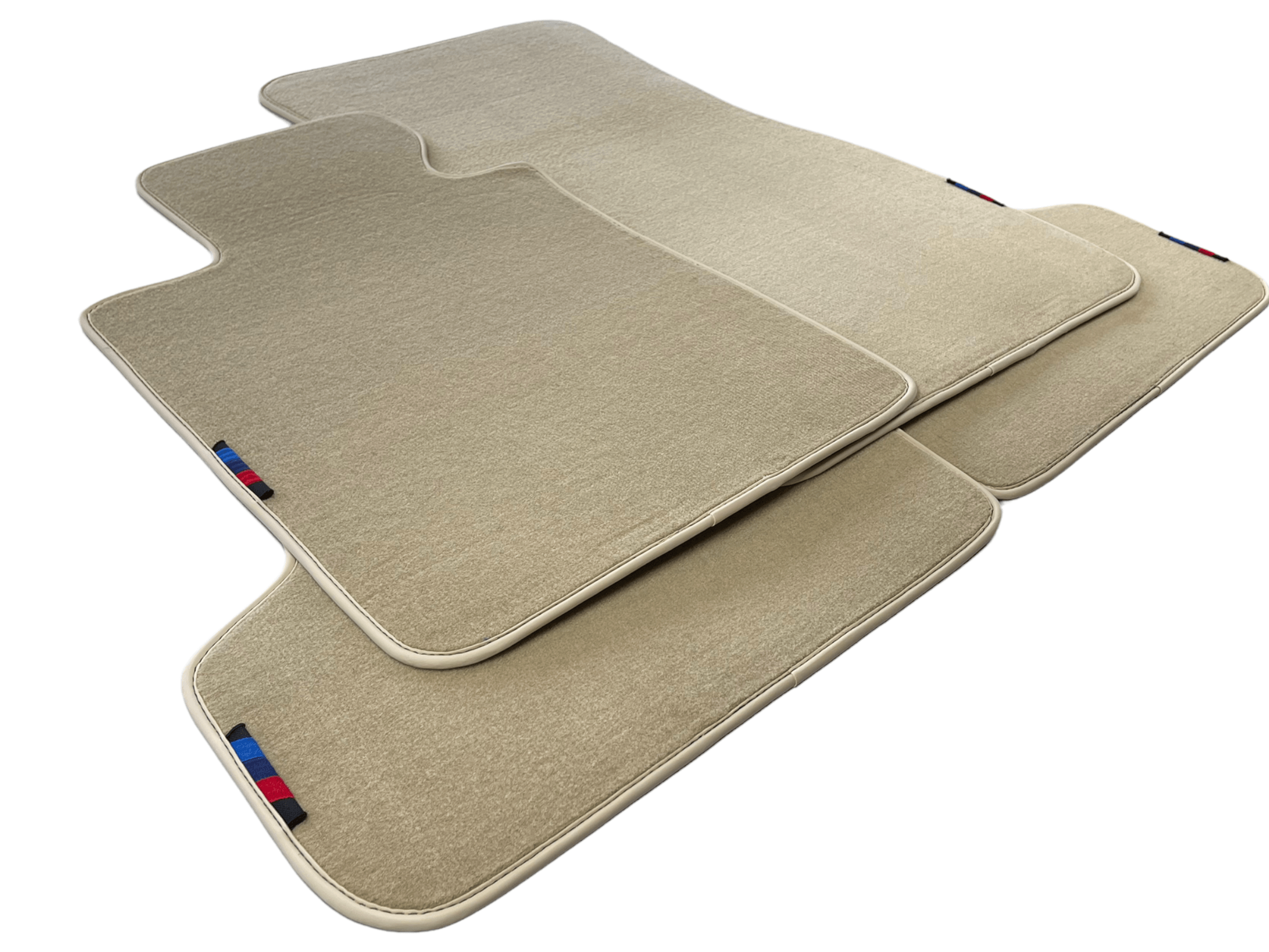 Beige Floor Mats For BMW 3 Series E90 With M Package - AutoWin