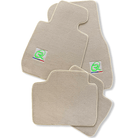 Beige Floor Mats For BMW 3 Series E93 Brand Tailored Set Perfect Fit - AutoWin