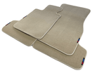 Beige Floor Mats For BMW 3 Series F30 With M Package - AutoWin