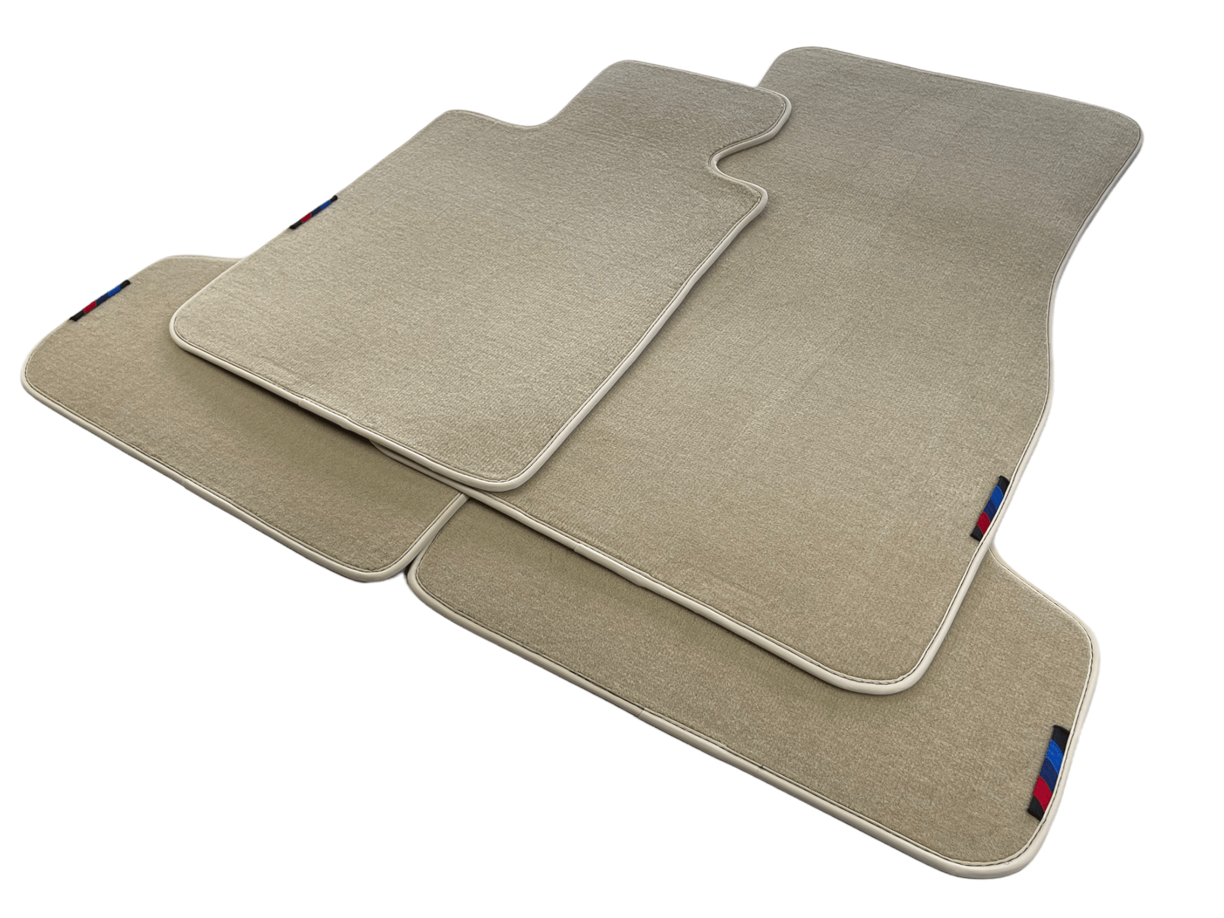 Beige Floor Mats For BMW 3 Series G20 With M Package - AutoWin