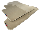 Beige Floor Mats For BMW 7 Series F01 With M Package AutoWin Brand - AutoWin