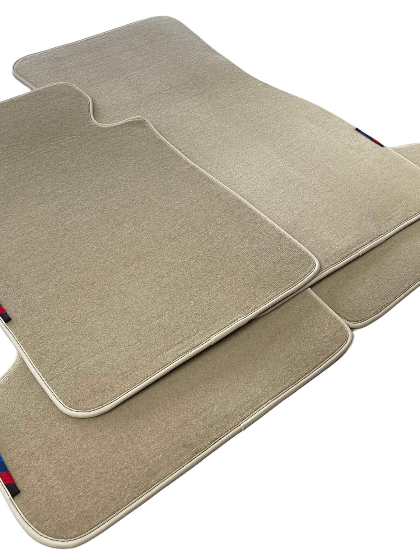 Beige Floor Mats For BMW M4 Series F83 With M Package AutoWin Brand - AutoWin