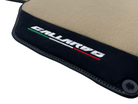 Beige Floor Mats for Lamborghini Gallardo With Alcantara Leather - AutoWin