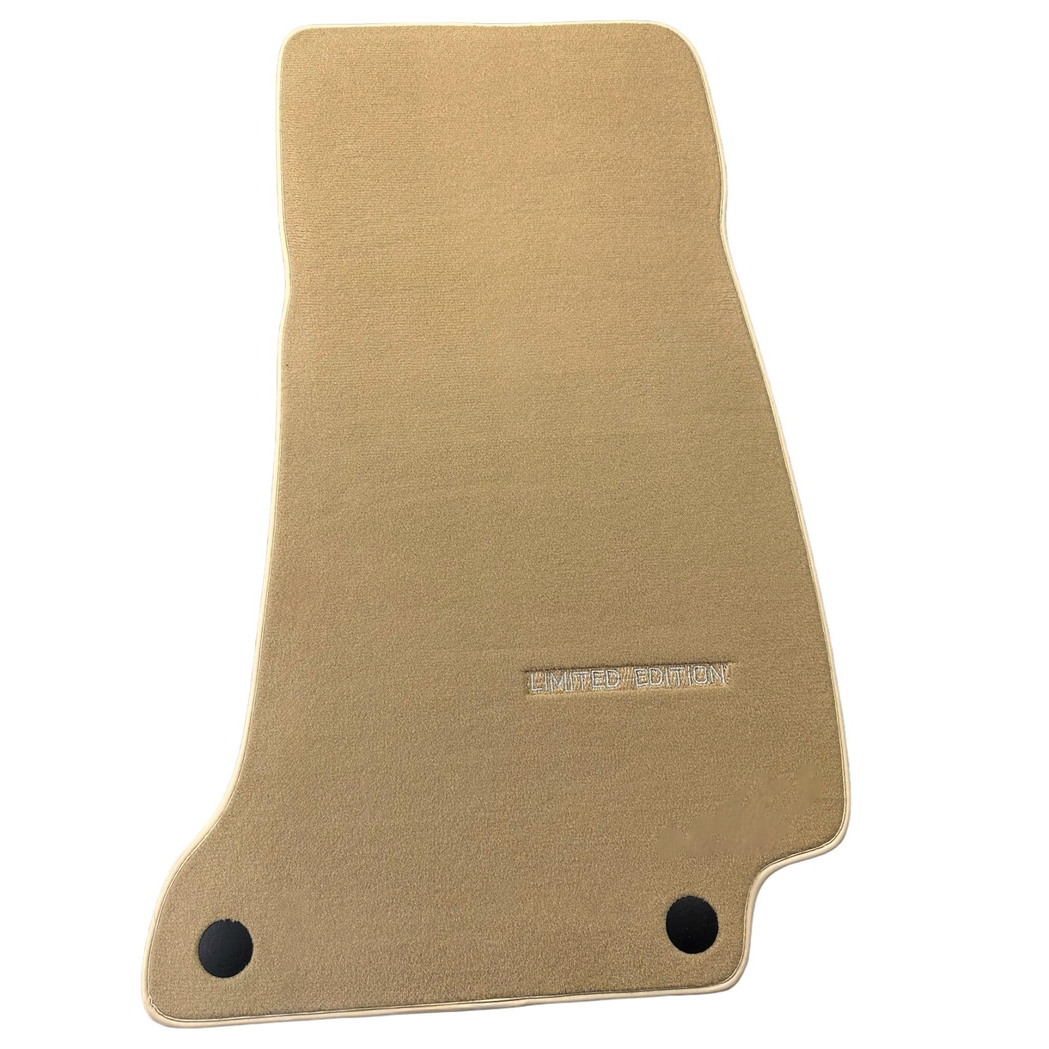 Beige Floor Mats For Mercedes Benz E-Class C207 Coupe (2009-2013) | Limited Edition