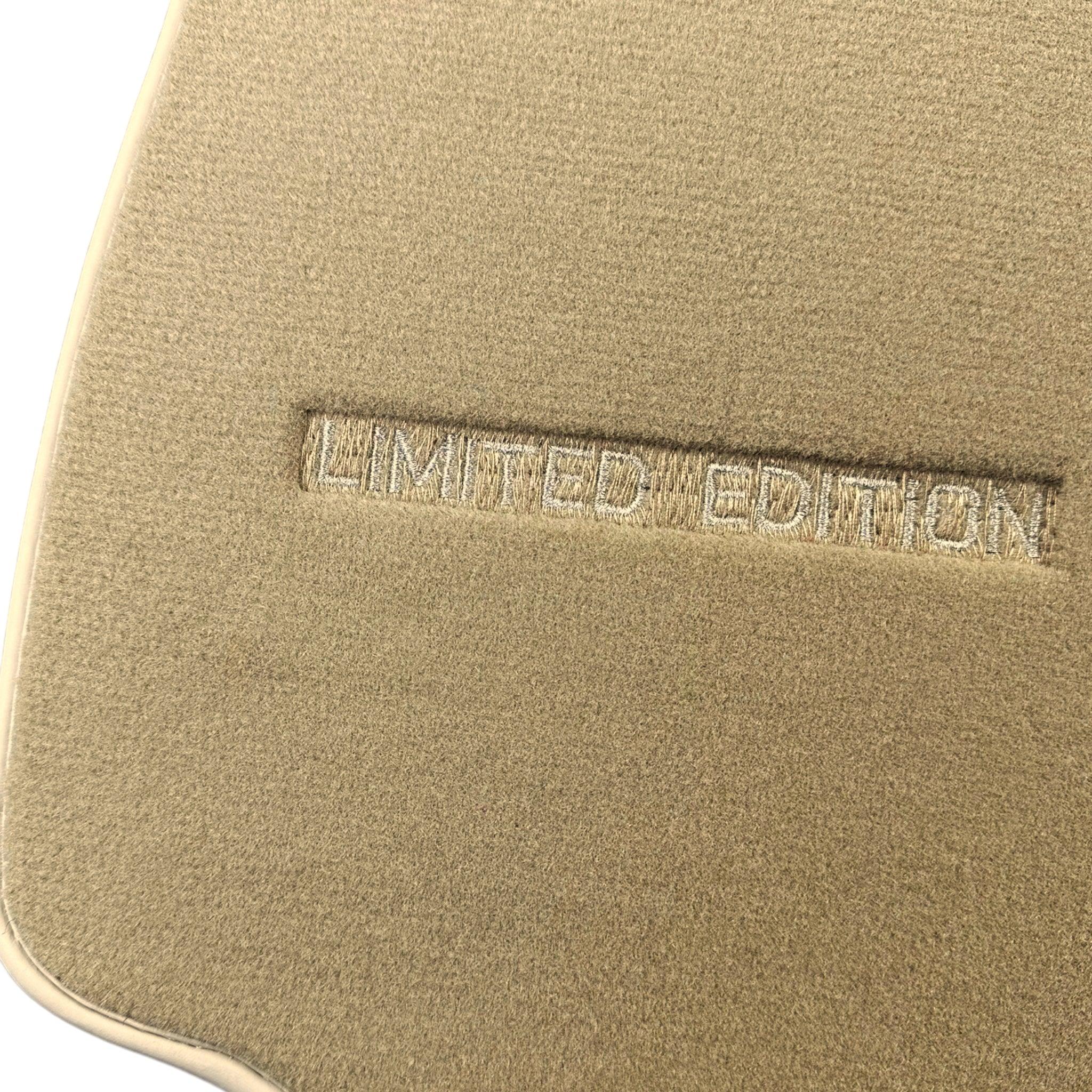 Beige Floor Mats For Mercedes Benz GLC-Class C253 Coupe (2016-2019) | Limited Edition