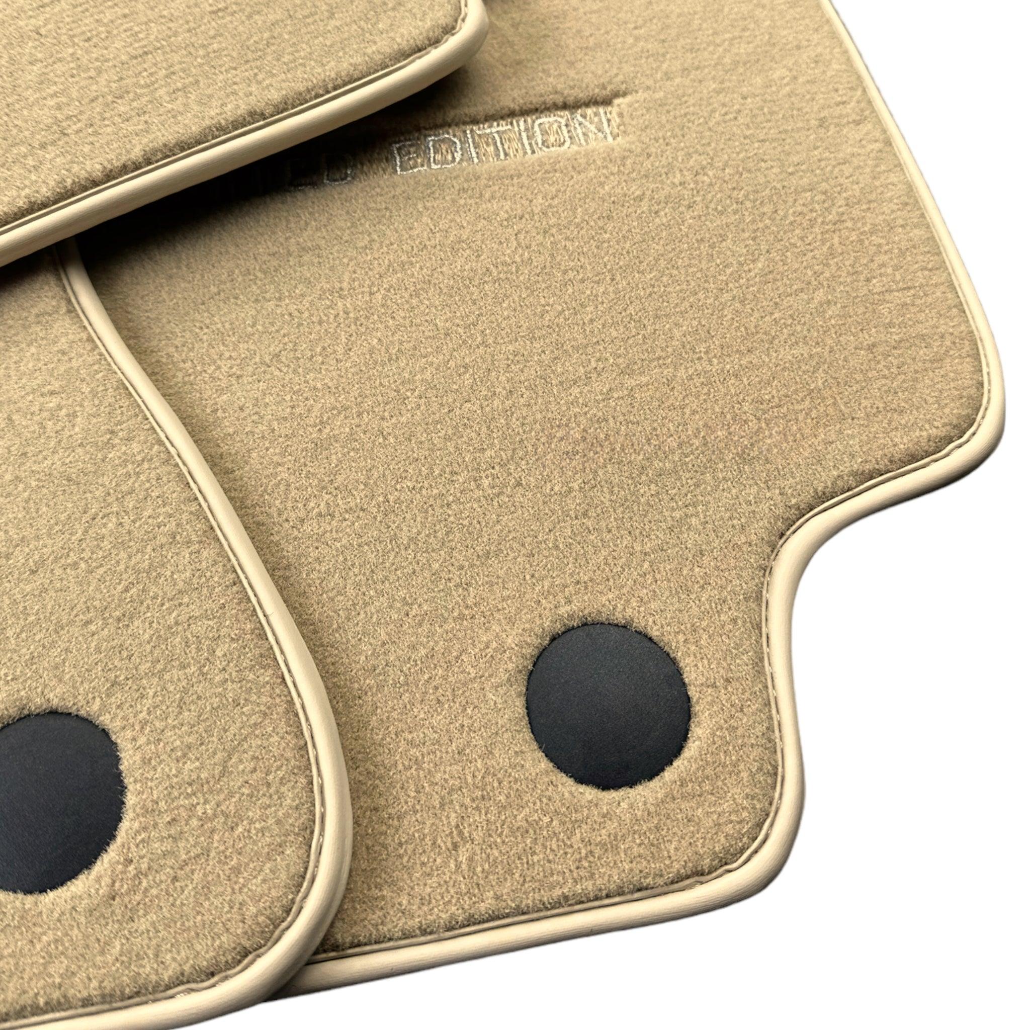 Beige Floor Mats For Mercedes Benz GLE-Class C167 Coupe (2020-2023) | Limited Edition