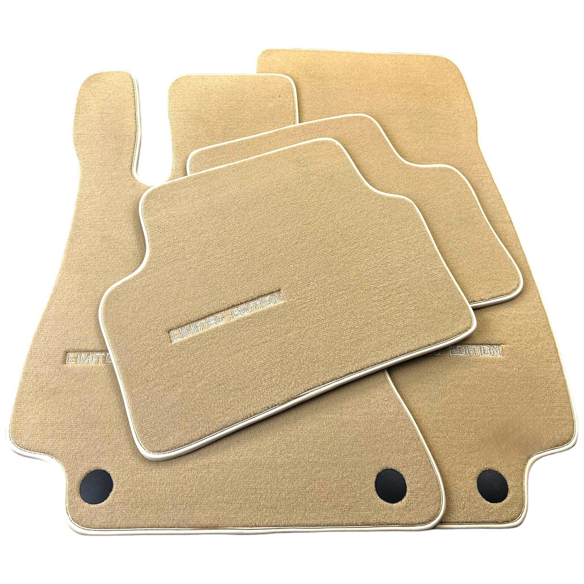 Beige Floor Mats For Mercedes Benz GLE-Class C292 Coupe (2015-2020) | Limited Edition