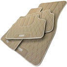 Beige Leather Floor Floor Mats For BMW X4M Series F98