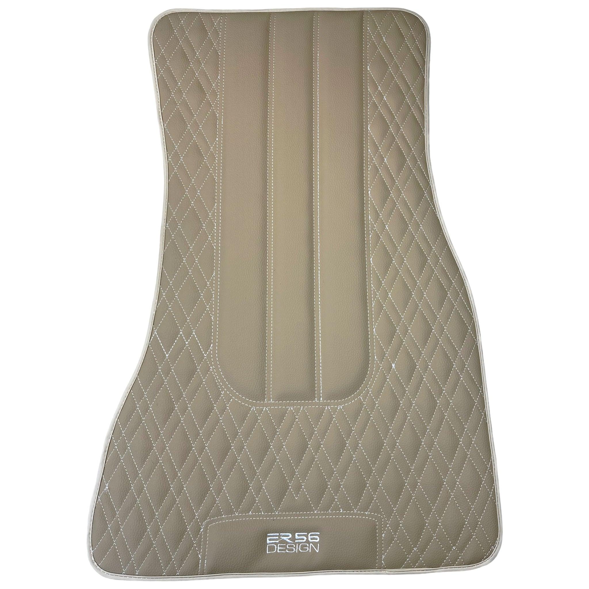 Beige Leather Floor Mats For BMW X3 - E83 SUV