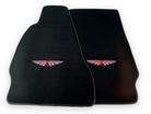 Black Floor Mats For Aston Martin Vanquish 2012-2022 Er56 Design - AutoWin