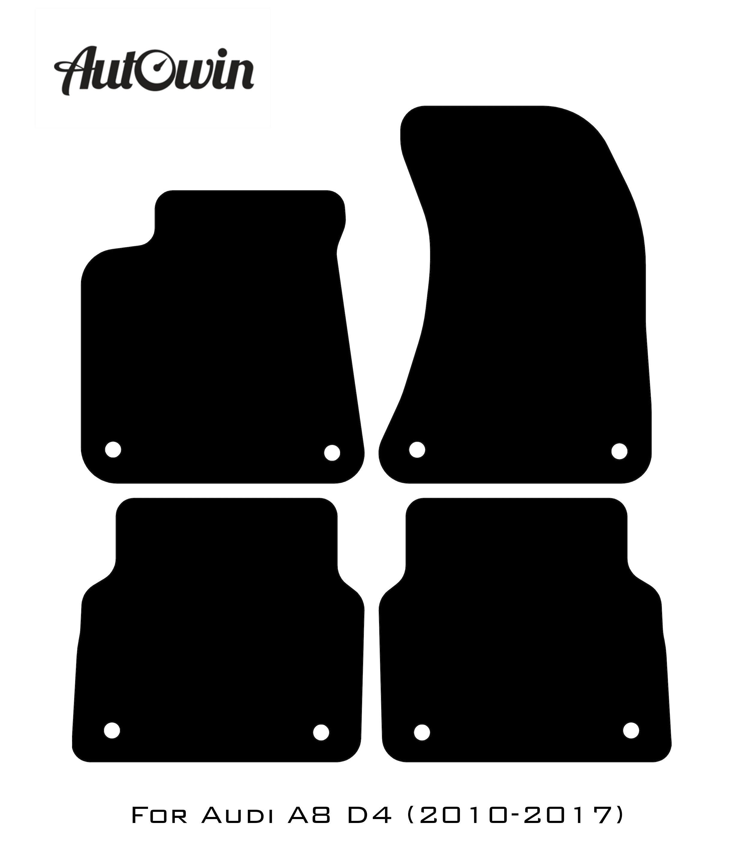 Floor Mats for Audi A8 D4 (2010-2017) Fighter Jet Edition