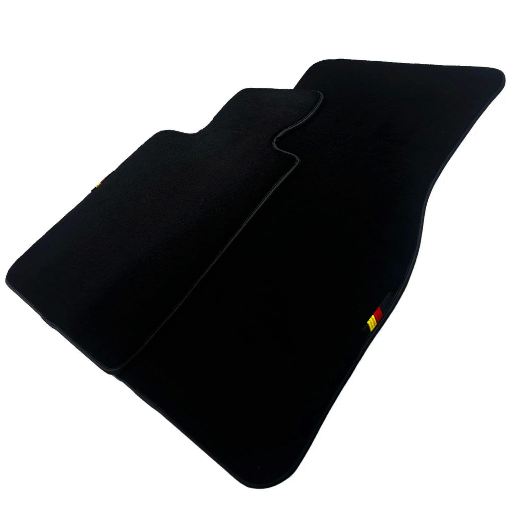 Black Floor Floor Mats For BMW 1 Series E81 Germany Edition - AutoWin