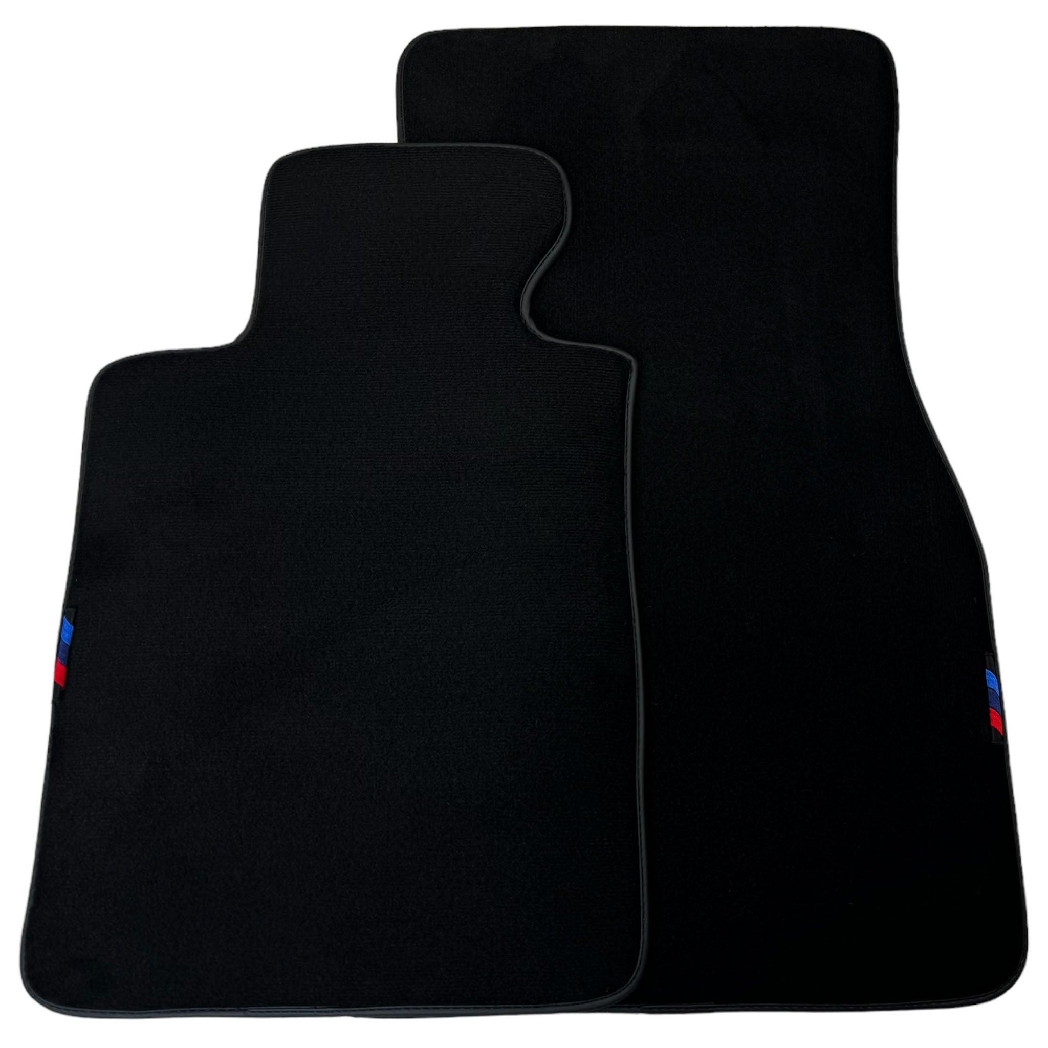 Black Floor Floor Mats For BMW 1 Series E82 | Black Trim