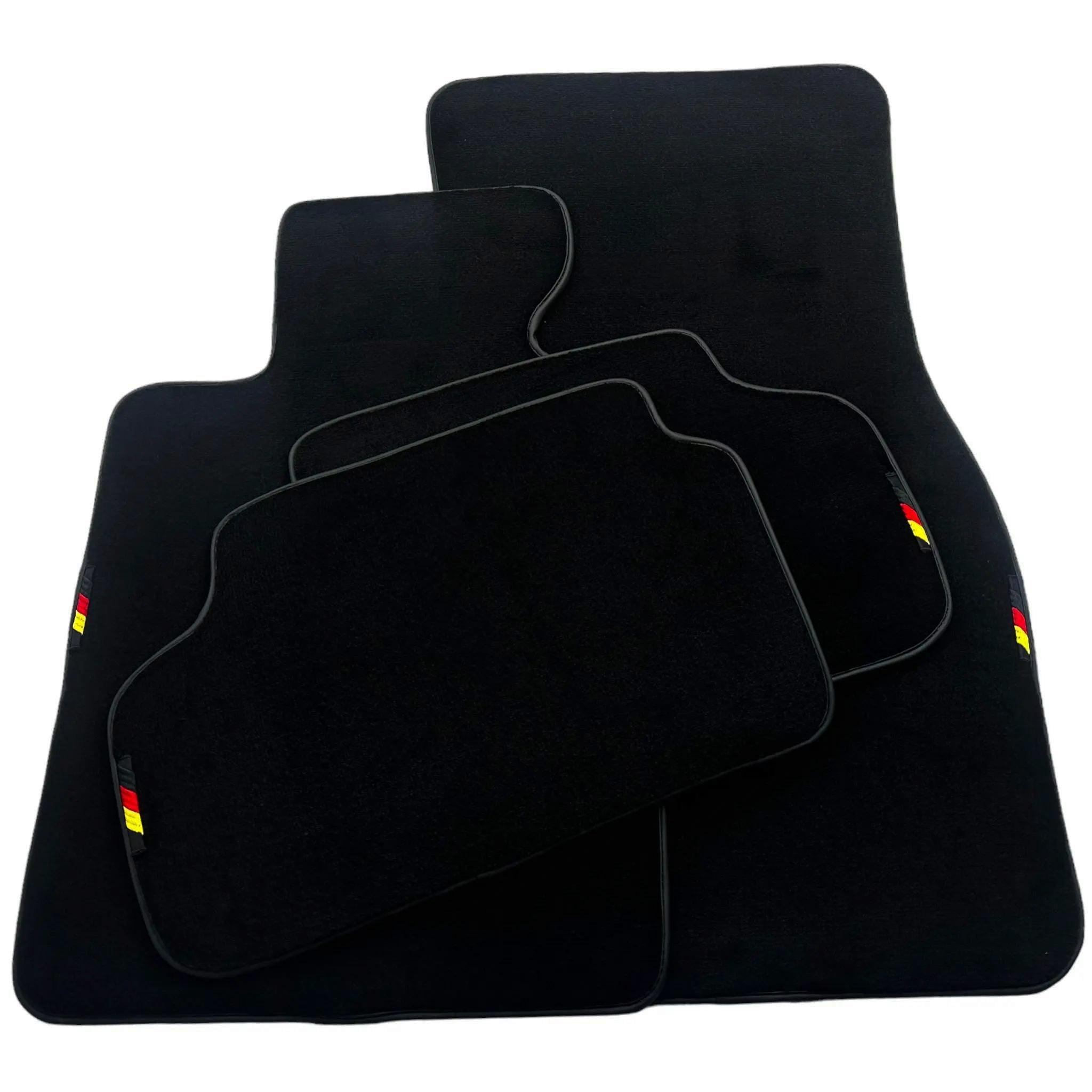 Black Floor Floor Mats For BMW 1 Series E87 Germany Edition - AutoWin