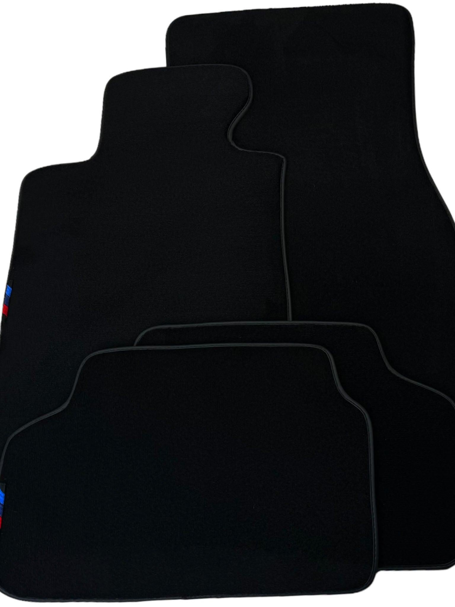 Black Floor Floor Mats For BMW 1 Series F40 | Fighter Jet Edition Autowin Brand |Black Trim