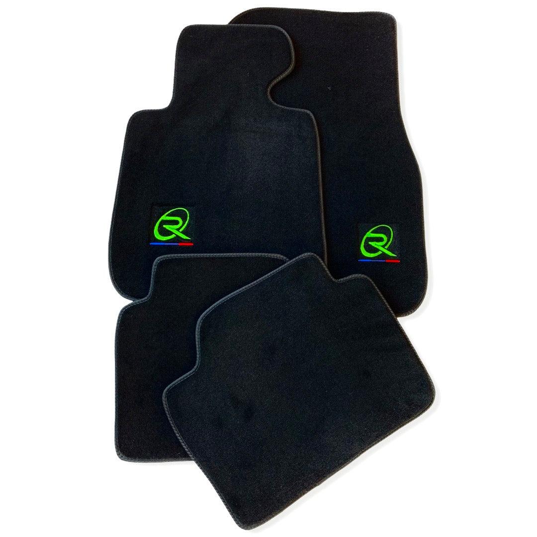 Black Floor Mats For BMW 3 Series E90 Tailored Set Perfect Fit - AutoWin
