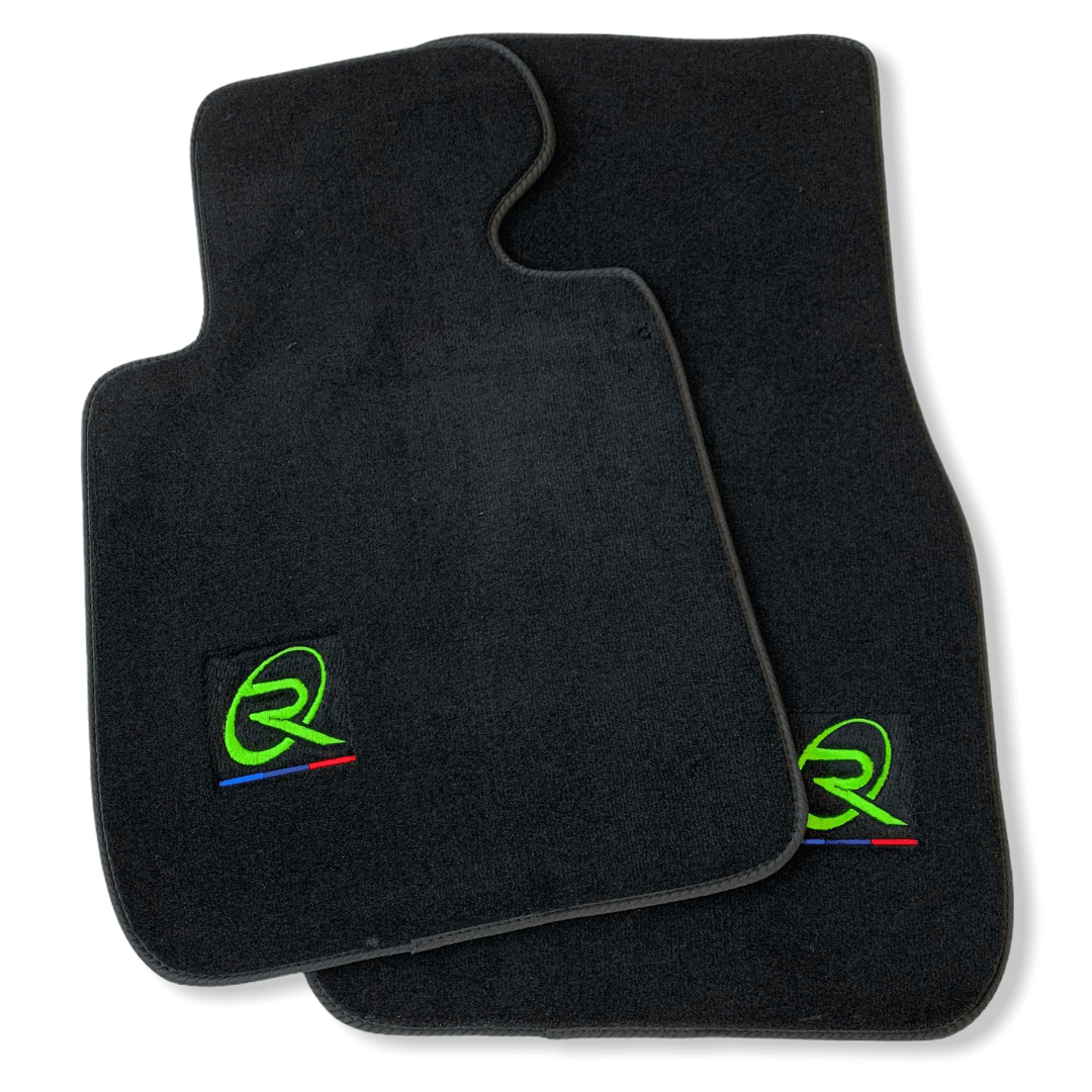 Black Floor Mats For BMW 3 Series E90 Tailored Set Perfect Fit - AutoWin