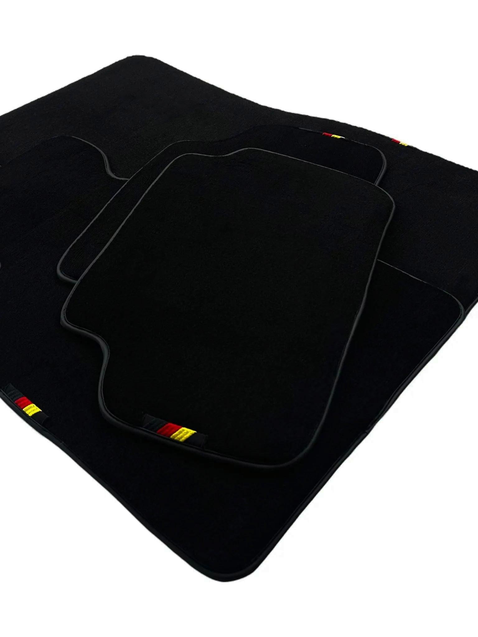 Black Floor Floor Mats For BMW 5 Series E60 Germany Edition - AutoWin
