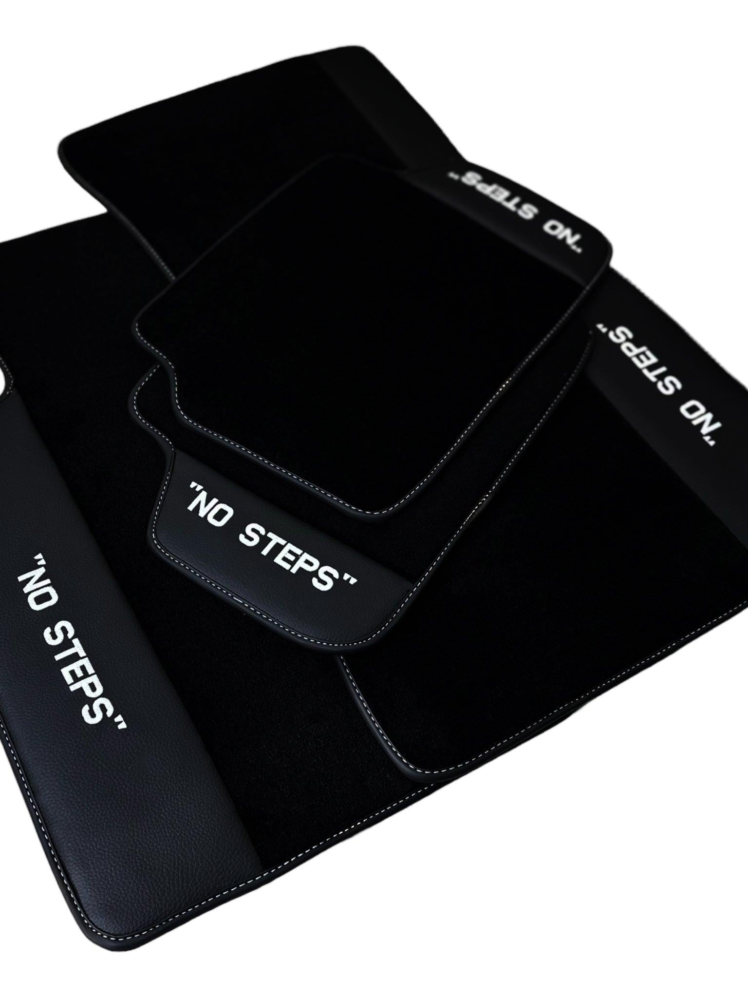 Black Floor Floor Mats For BMW 6 Series F06 Gran Coupe No Steps Edition AutoWin Brand - AutoWin