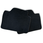 Black Floor Mats For BMW 7 Series G11 With Color Stripes Tailored Set Perfect Fit - AutoWin
