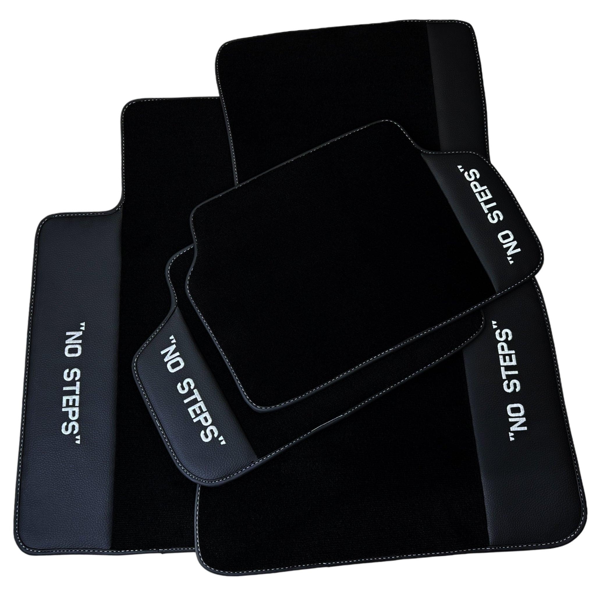 Black Floor Floor Mats For BMW 8 Series Gran Coupe G16 No Steps Edition AutoWin Brand - AutoWin