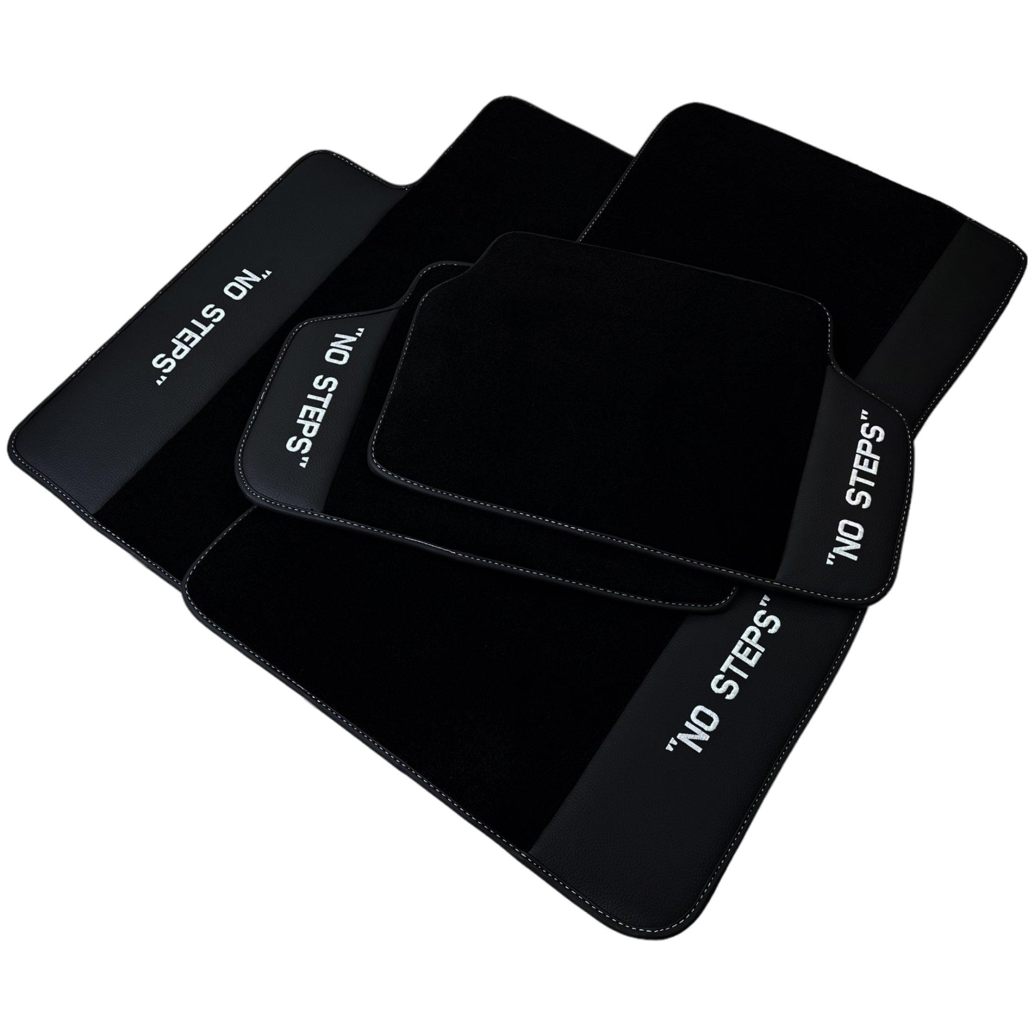 Black Floor Floor Mats For BMW 8 Series Gran Coupe G16 No Steps Edition AutoWin Brand - AutoWin