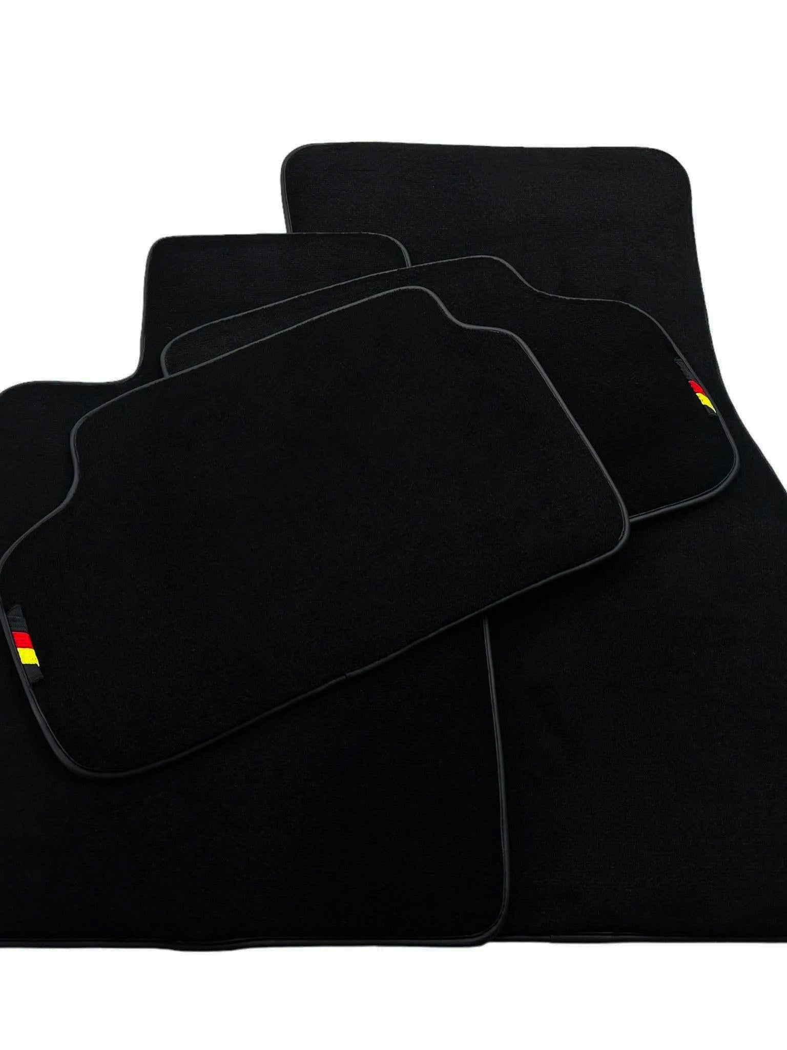 Black Floor Floor Mats For BMW X1 Series E84 Germany Edition - AutoWin