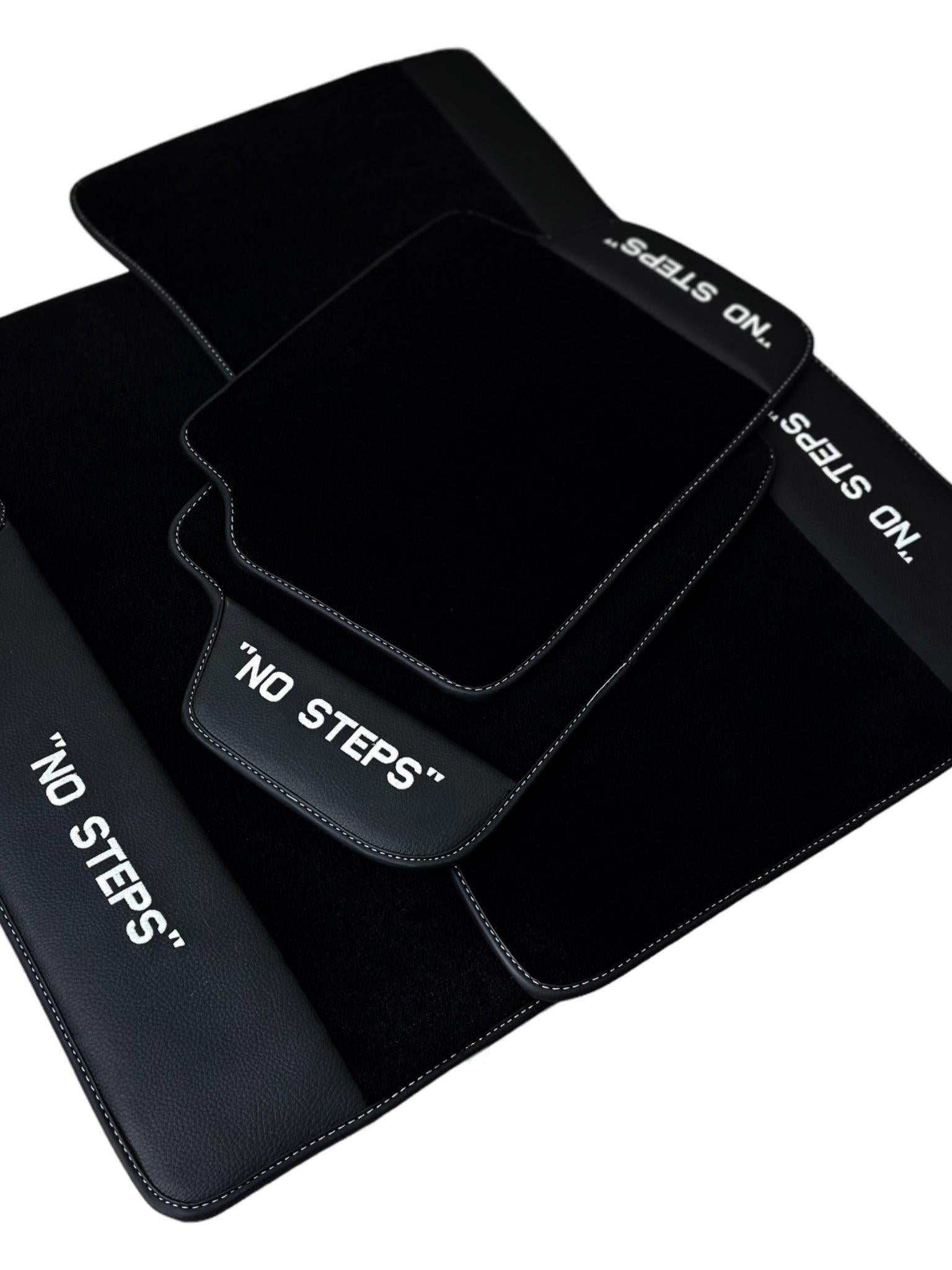 Black Floor Floor Mats For BMW X1 Series E84 No Steps Edition - AutoWin