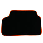 Black Floor Floor Mats For BMW X1 Series E84 | Orange Trim