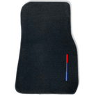 Black Floor Mats For BMW X4 Series F26 LCI With Color Stripes Tailored Set Perfect Fit - AutoWin