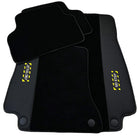 Black Floor Mats For Mercedes Benz EQA-Class H243 (2021-2023) | Fighter Jet Edition