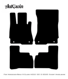 Black Floor Mats For Mercedes Benz S-Class W222 (2013-2020) Short Wheelbase | AutoWin Edition