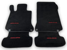 Black Floor Mats For Mercedes Benz S-Class X222 Maybach (2015-2021) | Fighter Jet Edition