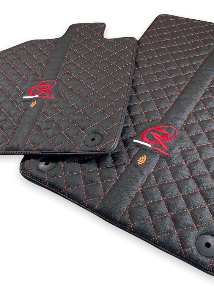 Leather Floor Mats for Audi R8 2nd Gen 2015-2023 - AutoWin