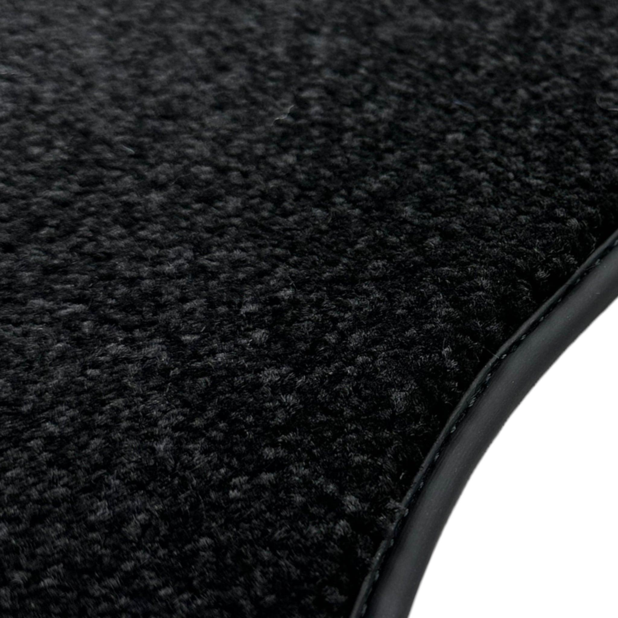 Black Luxury Floor Mats For Mercedes Benz A-Class W177 Hybrid (2019-2023) | ER56 Design
