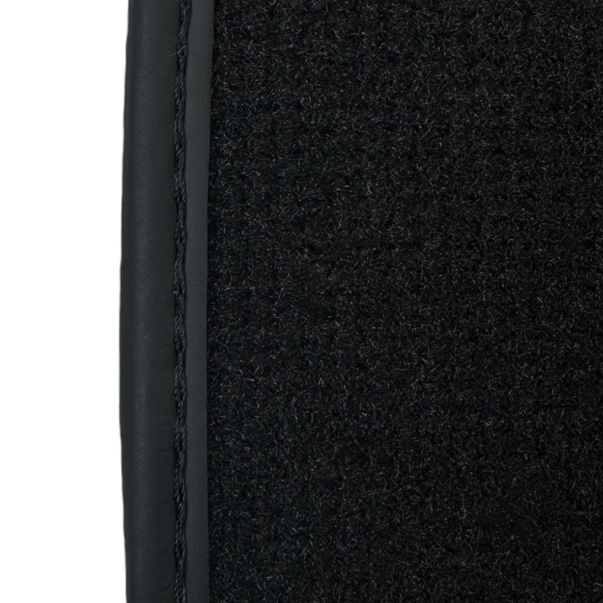 Black Floor Mats For BMW 3 Series E36 Convertible | Black Trim